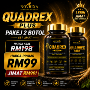 Pakej Set Jimat Quadrex Plus 2Botol x 20pcs